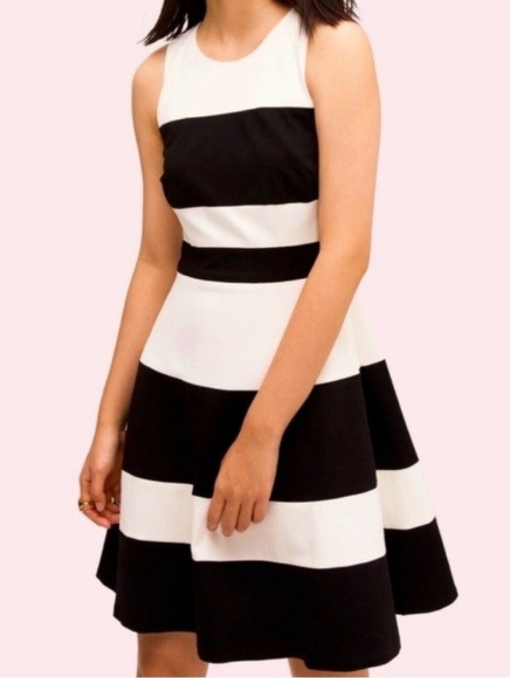 Kate Spade Stripe Ponte A-line Dress